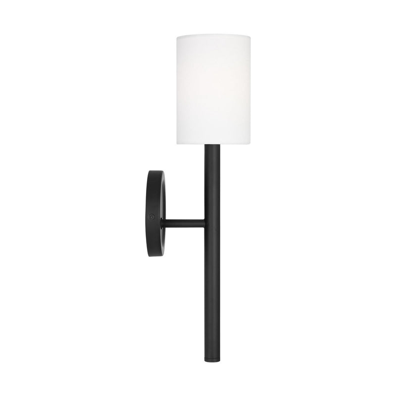 One Light Wall Sconce<br /><span style="color:#4AB0CE;">Entrega: 4-10 dias en USA</span><br /><span style="color:#4AB0CE;font-size:60%;">PREGUNTE POR ENTREGA EN PANAMA</span><br />Collection: Egmont<br />Finish: Midnight Black