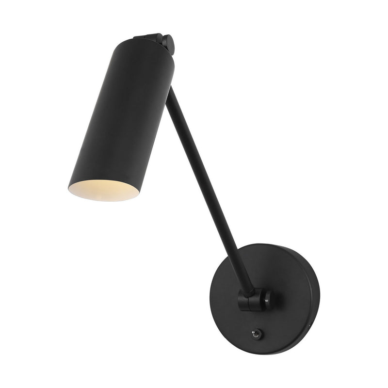 Visual Comfort Studio - DJW1121MBK - One Light Wall Sconce - Frasar - Midnight Black