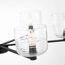 Six Light Chandelier<br /><span style="color:#4AB0CE;">Entrega: 4-10 dias en USA</span><br /><span style="color:#4AB0CE;font-size:60%;">PREGUNTE POR ENTREGA EN PANAMA</span><br />Collection: Lochdale<br />Finish: Midnight Black