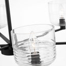 Six Light Chandelier<br /><span style="color:#4AB0CE;">Entrega: 4-10 dias en USA</span><br /><span style="color:#4AB0CE;font-size:60%;">PREGUNTE POR ENTREGA EN PANAMA</span><br />Collection: Lochdale<br />Finish: Midnight Black