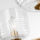 Six Light Chandelier<br /><span style="color:#4AB0CE;">Entrega: 1-2 semanas en USA</span><br /><span style="color:#4AB0CE;font-size:60%;">PREGUNTE POR ENTREGA EN PANAMA</span><br />Collection: Lochdale<br />Finish: Satin Brass