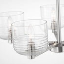 Five Light Chandelier<br /><span style="color:#4AB0CE;">Entrega: 4-10 dias en USA</span><br /><span style="color:#4AB0CE;font-size:60%;">PREGUNTE POR ENTREGA EN PANAMA</span><br />Collection: Lochdale<br />Finish: Brushed Nickel