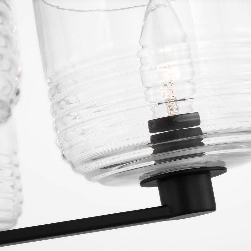 Five Light Chandelier<br /><span style="color:#4AB0CE;">Entrega: 4-10 dias en USA</span><br /><span style="color:#4AB0CE;font-size:60%;">PREGUNTE POR ENTREGA EN PANAMA</span><br />Collection: Lochdale<br />Finish: Midnight Black