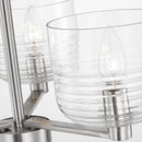 Three Light Chandelier<br /><span style="color:#4AB0CE;">Entrega: 4-10 dias en USA</span><br /><span style="color:#4AB0CE;font-size:60%;">PREGUNTE POR ENTREGA EN PANAMA</span><br />Collection: Lochdale<br />Finish: Brushed Nickel