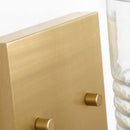One Light Wall Sconce<br /><span style="color:#4AB0CE;">Entrega: 4-10 dias en USA</span><br /><span style="color:#4AB0CE;font-size:60%;">PREGUNTE POR ENTREGA EN PANAMA</span><br />Collection: Lochdale<br />Finish: Satin Brass