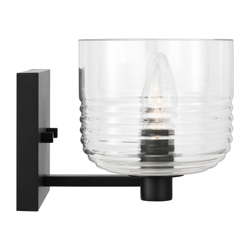 Two Light Vanity<br /><span style="color:#4AB0CE;">Entrega: 4-10 dias en USA</span><br /><span style="color:#4AB0CE;font-size:60%;">PREGUNTE POR ENTREGA EN PANAMA</span><br />Collection: Lochdale<br />Finish: Midnight Black