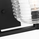 Two Light Vanity<br /><span style="color:#4AB0CE;">Entrega: 4-10 dias en USA</span><br /><span style="color:#4AB0CE;font-size:60%;">PREGUNTE POR ENTREGA EN PANAMA</span><br />Collection: Lochdale<br />Finish: Midnight Black
