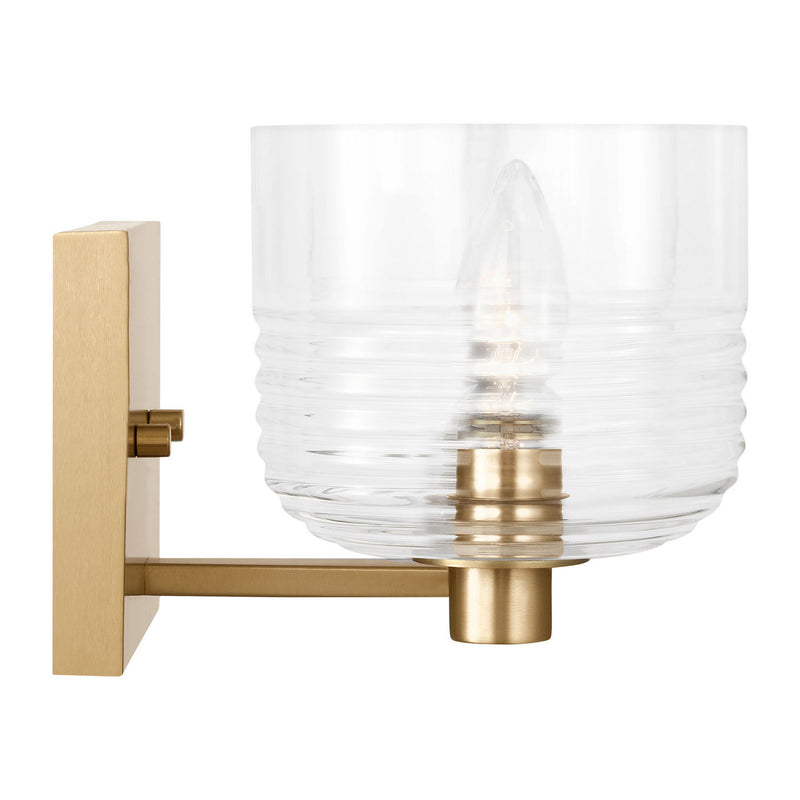 Two Light Vanity<br /><span style="color:#4AB0CE;">Entrega: 4-10 dias en USA</span><br /><span style="color:#4AB0CE;font-size:60%;">PREGUNTE POR ENTREGA EN PANAMA</span><br />Collection: Lochdale<br />Finish: Satin Brass