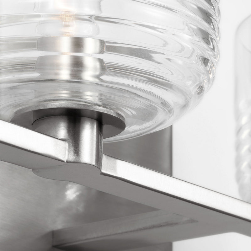 Four Light Vanity<br /><span style="color:#4AB0CE;">Entrega: 4-10 dias en USA</span><br /><span style="color:#4AB0CE;font-size:60%;">PREGUNTE POR ENTREGA EN PANAMA</span><br />Collection: Lochdale<br />Finish: Brushed Nickel