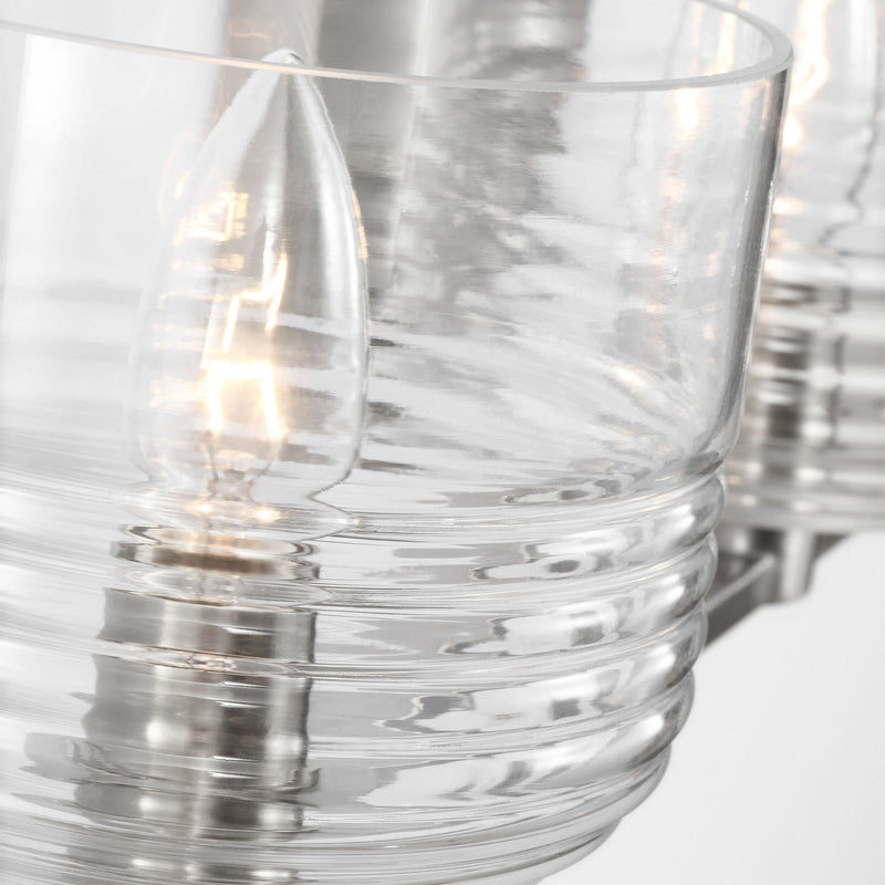 Visual Comfort Studio - DJV1114BS - Four Light Vanity - Lochdale - Brushed Nickel