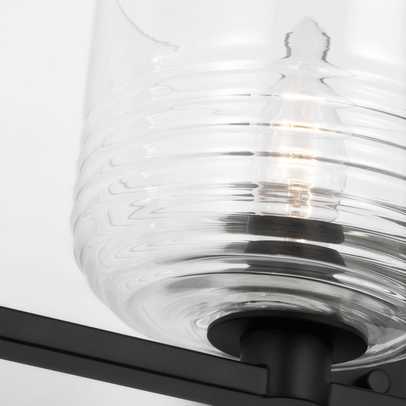 Visual Comfort Studio - DJV1114MBK - Four Light Vanity - Lochdale - Midnight Black