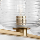 Four Light Vanity<br /><span style="color:#4AB0CE;">Entrega: 4-10 dias en USA</span><br /><span style="color:#4AB0CE;font-size:60%;">PREGUNTE POR ENTREGA EN PANAMA</span><br />Collection: Lochdale<br />Finish: Satin Brass