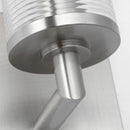 One Light Wall Sconce<br /><span style="color:#4AB0CE;">Entrega: 4-10 dias en USA</span><br /><span style="color:#4AB0CE;font-size:60%;">PREGUNTE POR ENTREGA EN PANAMA</span><br />Collection: Sarita<br />Finish: Brushed Nickel