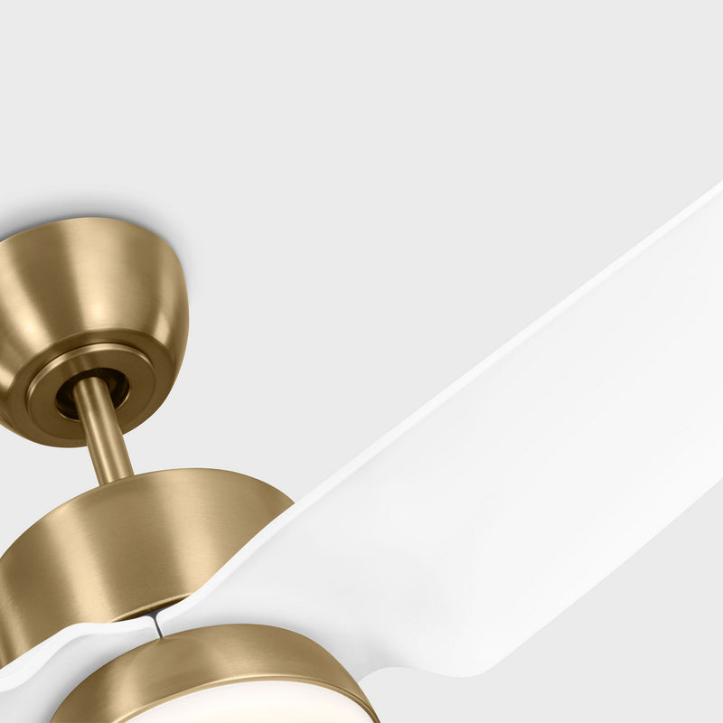 Visual Comfort Fan - 3CGR44SBD - 44" Ceiling Fan - Colgin 44 LED - Satin Brass