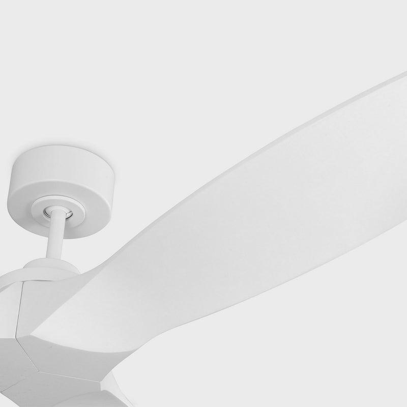 Visual Comfort Fan - 3CLNSM70RZW - 70"Ceiling Fan - Collins Smart 70 - Matte White