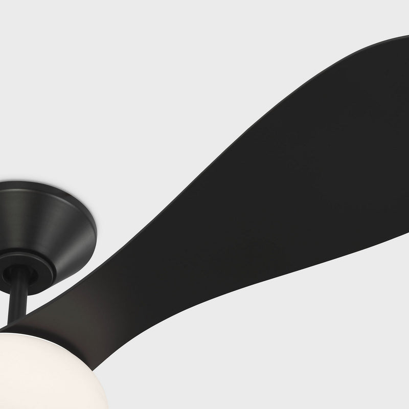 Visual Comfort Fan - 3DPSM58MBKD - 58" Ceiling Fan - Drape Smart 58 LED - Midnight Black