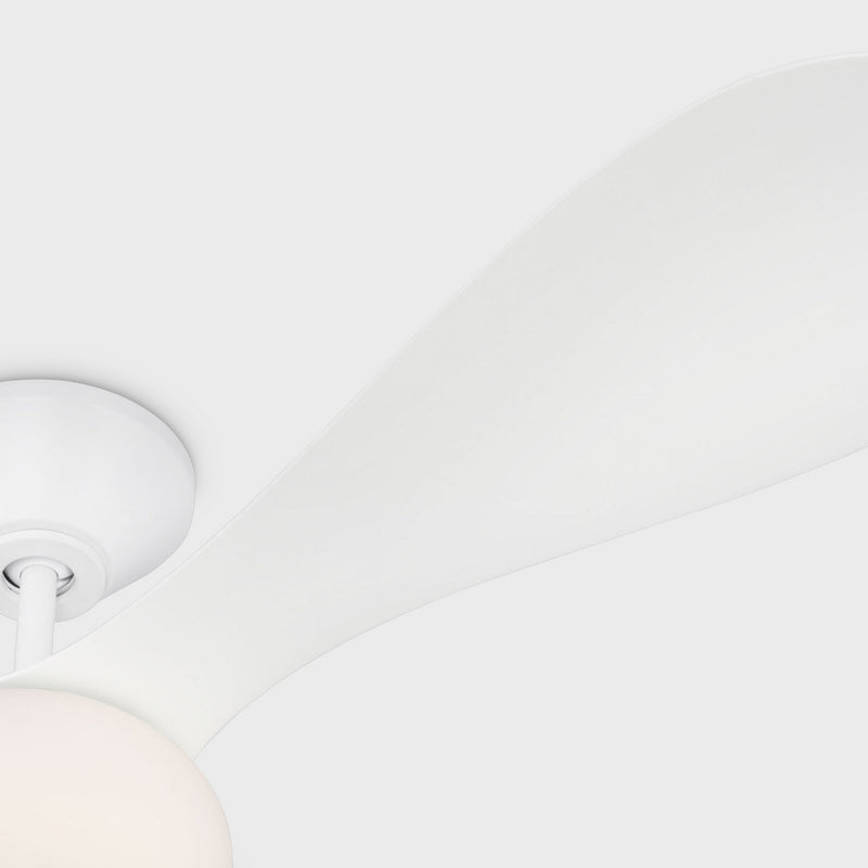 Visual Comfort Fan - 3DPSM58RZWD - 58"Ceiling Fan - Drape Smart 58 LED - Matte White