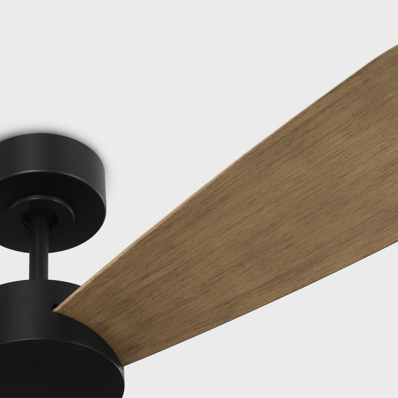 Visual Comfort Fan - 3PDSM52MBK - 52"Ceiling Fan - Paddle Smart 52 - Midnight Black