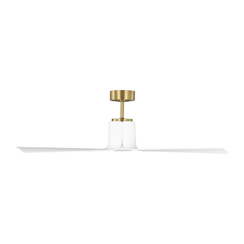 52"Ceiling Fan<br /><span style="color:#4AB0CE;">Entrega: 4-10 dias en USA</span><br /><span style="color:#4AB0CE;font-size:60%;">PREGUNTE POR ENTREGA EN PANAMA</span><br />Collection: Peel Smart 52 LED<br />Finish: Burnished Brass