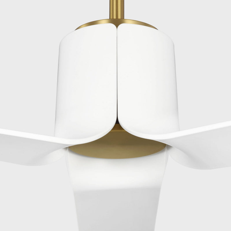 52"Ceiling Fan<br /><span style="color:#4AB0CE;">Entrega: 4-10 dias en USA</span><br /><span style="color:#4AB0CE;font-size:60%;">PREGUNTE POR ENTREGA EN PANAMA</span><br />Collection: Peel Smart 52 LED<br />Finish: Burnished Brass
