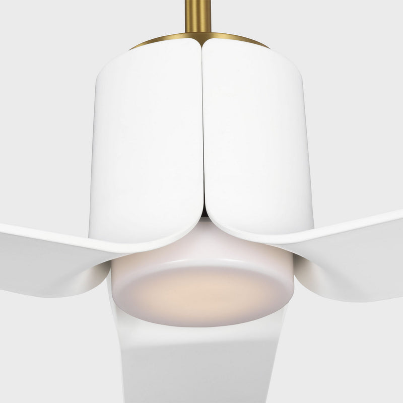 52"Ceiling Fan<br /><span style="color:#4AB0CE;">Entrega: 4-10 dias en USA</span><br /><span style="color:#4AB0CE;font-size:60%;">PREGUNTE POR ENTREGA EN PANAMA</span><br />Collection: Peel Smart 52 LED<br />Finish: Burnished Brass