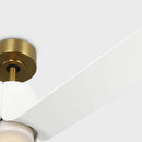 52" Ceiling Fan<br /><span style="color:#4AB0CE;">Entrega: 4-10 dias en USA</span><br /><span style="color:#4AB0CE;font-size:60%;">PREGUNTE POR ENTREGA EN PANAMA</span><br />Collection: Peel Smart 52 LED<br />Finish: Burnished Brass