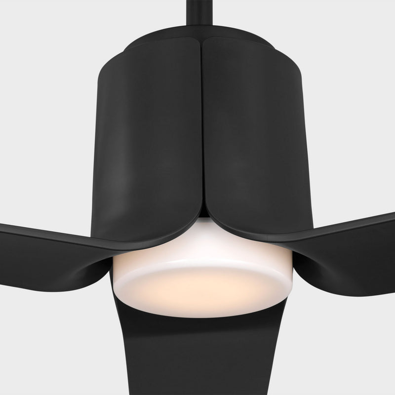 52"Ceiling Fan<br /><span style="color:#4AB0CE;">Entrega: 4-10 dias en USA</span><br /><span style="color:#4AB0CE;font-size:60%;">PREGUNTE POR ENTREGA EN PANAMA</span><br />Collection: Peel Smart 52 LED<br />Finish: Midnight Black