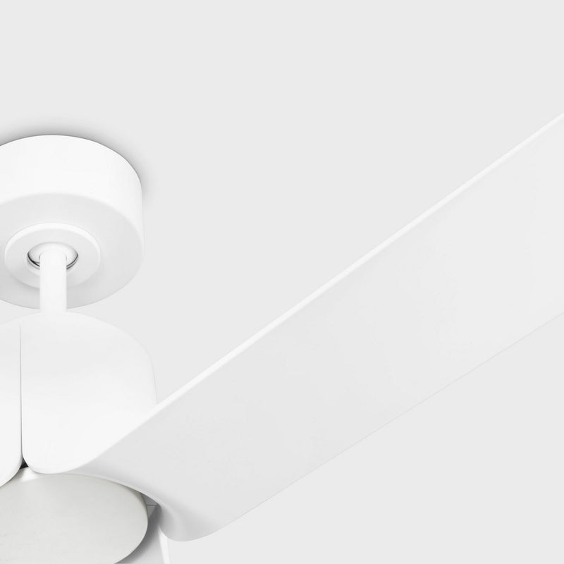52"Ceiling Fan<br /><span style="color:#4AB0CE;">Entrega: 4-10 dias en USA</span><br /><span style="color:#4AB0CE;font-size:60%;">PREGUNTE POR ENTREGA EN PANAMA</span><br />Collection: Peel Smart 52 LED<br />Finish: Matte White