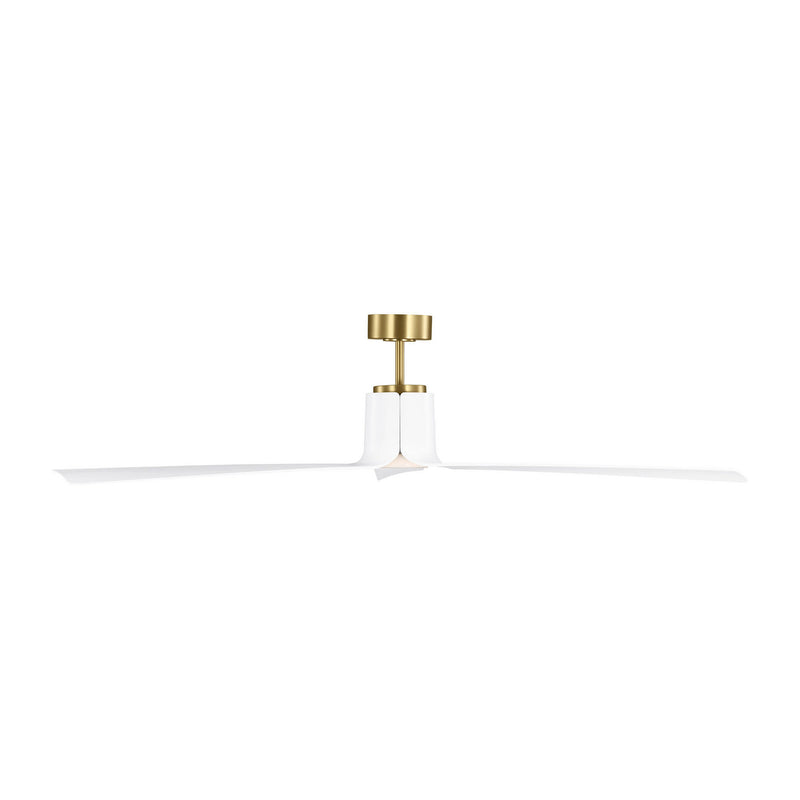66"Ceiling Fan<br /><span style="color:#4AB0CE;">Entrega: 4-10 dias en USA</span><br /><span style="color:#4AB0CE;font-size:60%;">PREGUNTE POR ENTREGA EN PANAMA</span><br />Collection: Peel Smart 66 LED<br />Finish: Burnished Brass