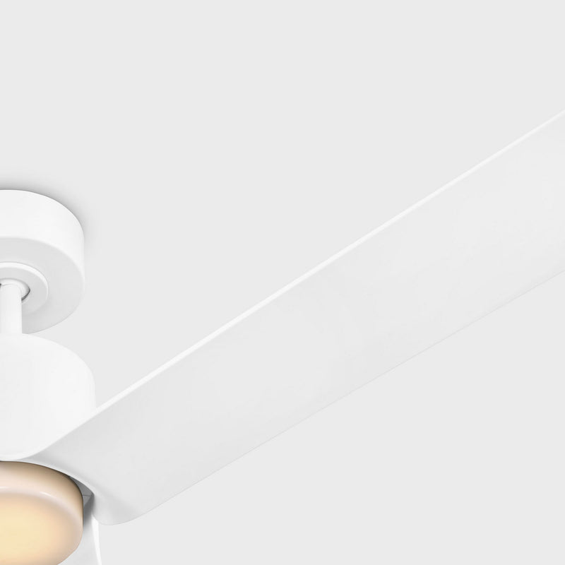 Visual Comfort Fan - 3PESM66RZWD - 66"Ceiling Fan - Peel Smart 66 LED - Matte White
