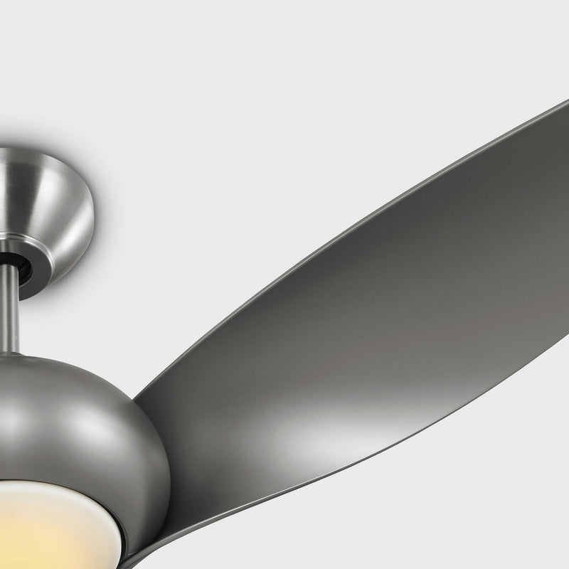 Visual Comfort Fan - 3TNSM52BSD - 52" Ceiling Fan - Topan Smart 52 LED - Brushed Steel