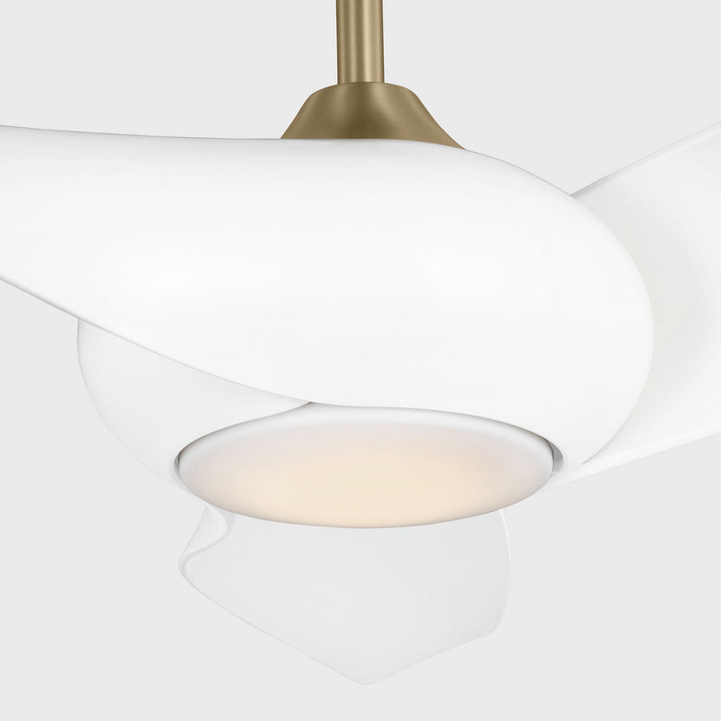 60"Ceiling Fan<br /><span style="color:#4AB0CE;">Entrega: 4-10 dias en USA</span><br /><span style="color:#4AB0CE;font-size:60%;">PREGUNTE POR ENTREGA EN PANAMA</span><br />Collection: Topan Smart 60 LED<br />Finish: Burnished Brass