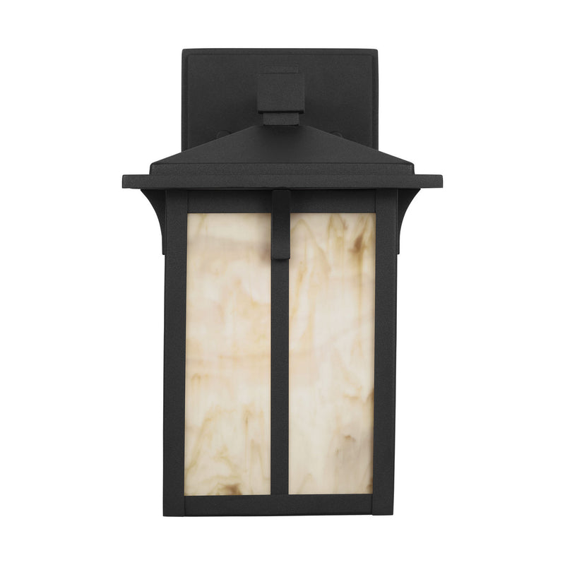 One Light Outdoor Wall Lantern<br /><span style="color:#4AB0CE;">Entrega: 4-10 dias en USA</span><br /><span style="color:#4AB0CE;font-size:60%;">PREGUNTE POR ENTREGA EN PANAMA</span><br />Collection: Tomek<br />Finish: Black