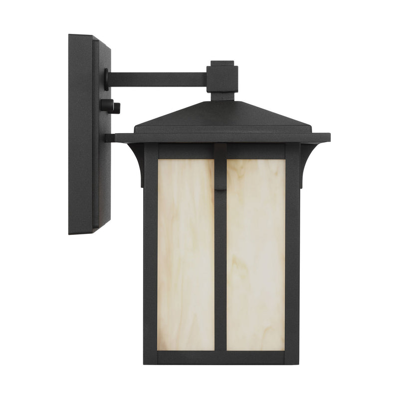 One Light Outdoor Wall Lantern<br /><span style="color:#4AB0CE;">Entrega: 4-10 dias en USA</span><br /><span style="color:#4AB0CE;font-size:60%;">PREGUNTE POR ENTREGA EN PANAMA</span><br />Collection: Tomek<br />Finish: Black