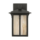 One Light Outdoor Wall Lantern<br /><span style="color:#4AB0CE;">Entrega: 12-13 semanas en USA</span><br /><span style="color:#4AB0CE;font-size:60%;">PREGUNTE POR ENTREGA EN PANAMA</span><br />Collection: Tomek<br />Finish: Antique Bronze