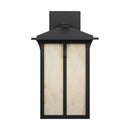 One Light Outdoor Wall Lantern<br /><span style="color:#4AB0CE;">Entrega: 4-10 dias en USA</span><br /><span style="color:#4AB0CE;font-size:60%;">PREGUNTE POR ENTREGA EN PANAMA</span><br />Collection: Tomek<br />Finish: Black