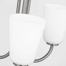 Three Light Chandelier<br /><span style="color:#4AB0CE;">Entrega: 4-10 dias en USA</span><br /><span style="color:#4AB0CE;font-size:60%;">PREGUNTE POR ENTREGA EN PANAMA</span><br />Collection: Miles<br />Finish: Brushed Nickel