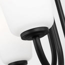 Three Light Chandelier<br /><span style="color:#4AB0CE;">Entrega: 4-10 dias en USA</span><br /><span style="color:#4AB0CE;font-size:60%;">PREGUNTE POR ENTREGA EN PANAMA</span><br />Collection: Miles<br />Finish: Midnight Black