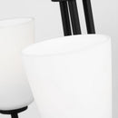 Three Light Chandelier<br /><span style="color:#4AB0CE;">Entrega: 4-10 dias en USA</span><br /><span style="color:#4AB0CE;font-size:60%;">PREGUNTE POR ENTREGA EN PANAMA</span><br />Collection: Miles<br />Finish: Midnight Black