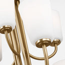 Nine Light Chandelier<br /><span style="color:#4AB0CE;">Entrega: 4-10 dias en USA</span><br /><span style="color:#4AB0CE;font-size:60%;">PREGUNTE POR ENTREGA EN PANAMA</span><br />Collection: Miles<br />Finish: Satin Brass