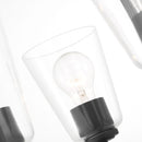 Five Light Chandelier<br /><span style="color:#4AB0CE;">Entrega: 4-10 dias en USA</span><br /><span style="color:#4AB0CE;font-size:60%;">PREGUNTE POR ENTREGA EN PANAMA</span><br />Collection: Miles<br />Finish: Midnight Black