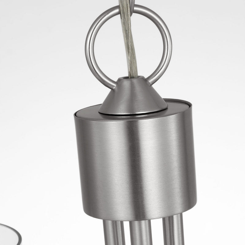 Generation Lighting - GLC1153BS - Three Light Chandelier - Miles - Brushed Nickel