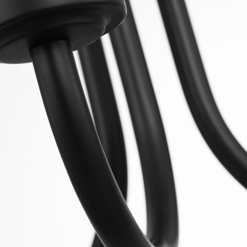 Generation Lighting - GLC1153MBK - Three Light Chandelier - Miles - Midnight Black
