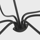 Generation Lighting - GLC1196MBK - Six Light Chandelier - Abells - Midnight Black