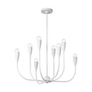 Eight Light Chandelier<br /><span style="color:#4AB0CE;">Entrega: 4-10 dias en USA</span><br /><span style="color:#4AB0CE;font-size:60%;">PREGUNTE POR ENTREGA EN PANAMA</span><br />Collection: Maya<br />Finish: Matte White