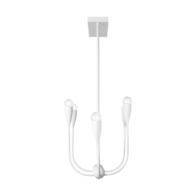 Six Light Linear Chandelier<br /><span style="color:#4AB0CE;">Entrega: 4-10 dias en USA</span><br /><span style="color:#4AB0CE;font-size:60%;">PREGUNTE POR ENTREGA EN PANAMA</span><br />Collection: Maya<br />Finish: Matte White