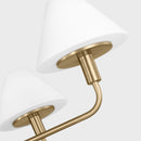 Generation Lighting - GLC1235SB - Five Light Chandelier - Mendota - Satin Brass