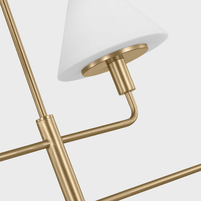 Four Light Chandelier<br /><span style="color:#4AB0CE;">Entrega: 4-10 dias en USA</span><br /><span style="color:#4AB0CE;font-size:60%;">PREGUNTE POR ENTREGA EN PANAMA</span><br />Collection: Mendota<br />Finish: Satin Brass
