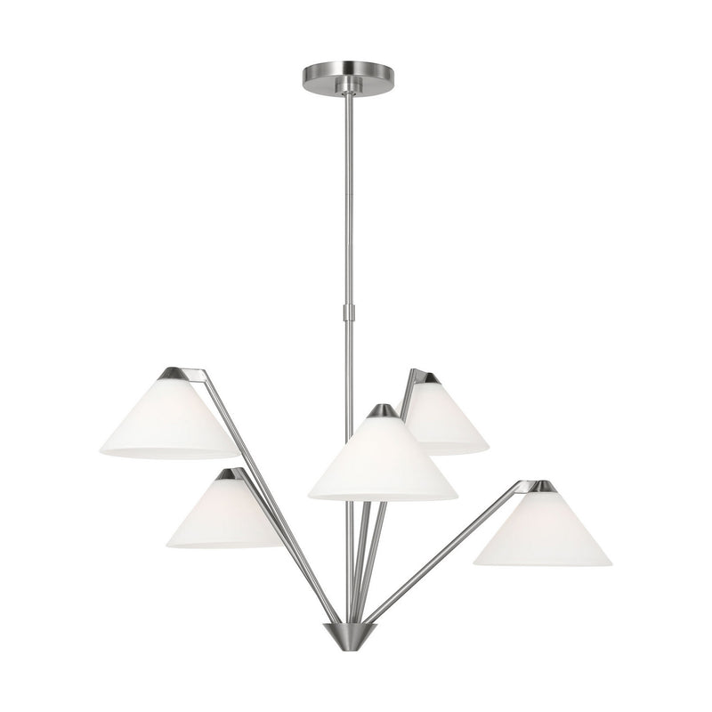 Chandelier<br /><span style="color:#4AB0CE;">Entrega: 2-3 semanas en USA</span><br /><span style="color:#4AB0CE;font-size:60%;">PREGUNTE POR ENTREGA EN PANAMA</span><br />Collection: Werley<br />Finish: Brushed Nickel