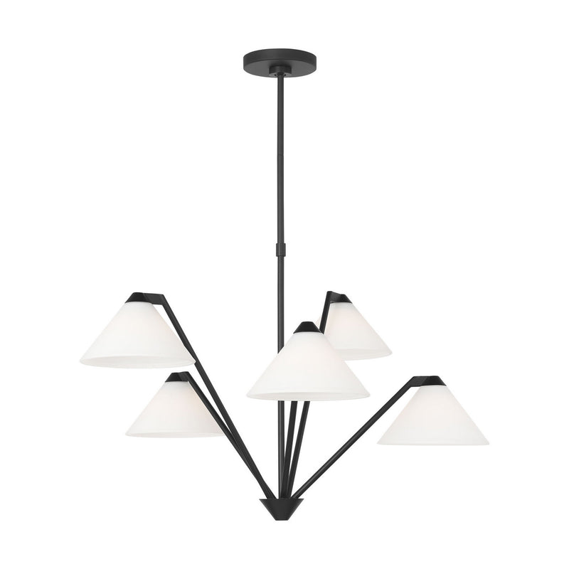 Chandelier<br /><span style="color:#4AB0CE;">Entrega: 4-10 dias en USA</span><br /><span style="color:#4AB0CE;font-size:60%;">PREGUNTE POR ENTREGA EN PANAMA</span><br />Collection: Werley<br />Finish: Midnight Black